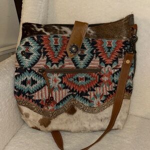 Bohemian Multicolor Patterned Shoulder Bag